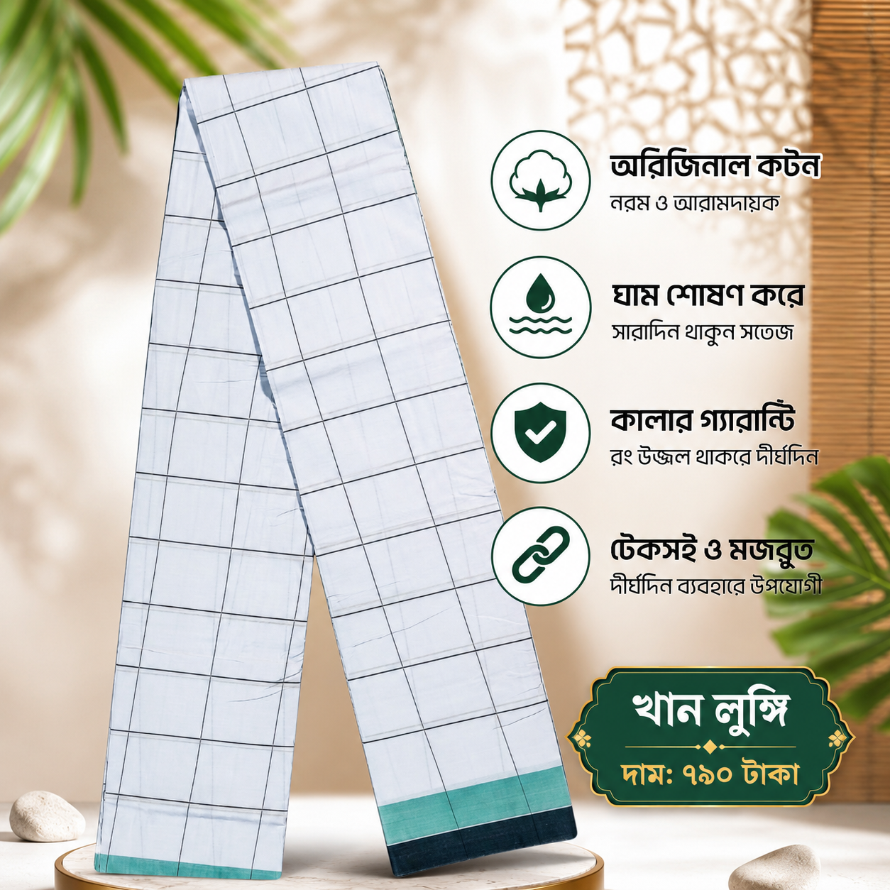 প্রিমিয়াম খান লুঙ্গি